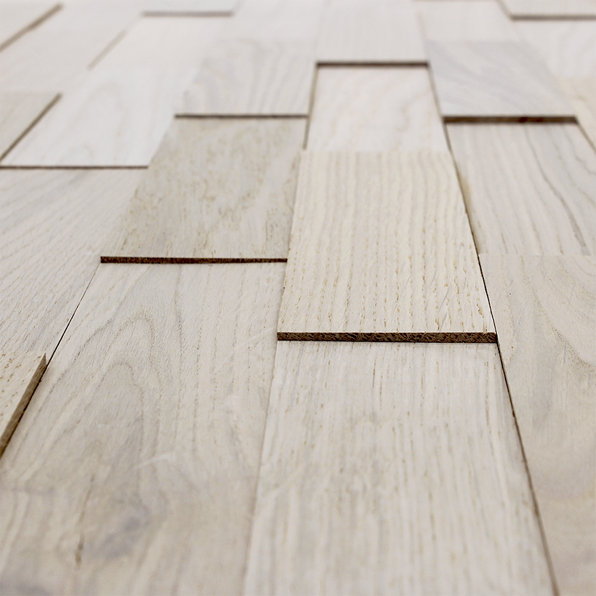 3D Holzpaneele aus Eiche Arctic geölt in Naturoptik – detailreiche Wandverkleidung aus echtem Holz, hergestellt in Deutschland